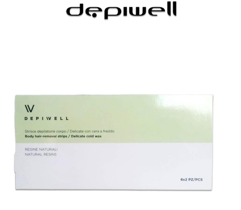 DEPIWELL - STRISCE DEPILATORIE CORPO , 6 Pezzi